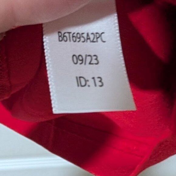 NEW! Psycho Bunny | Sacramento Long Sleeve Tee In Brilliant Red - Picture 12 of 13